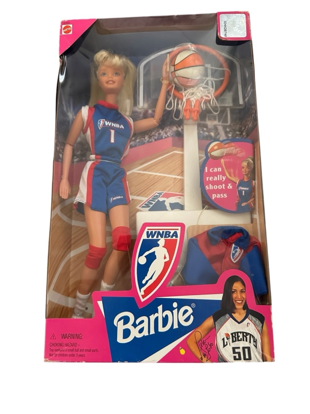 1998 Mattel WNBA Teresa friend of Barbie #20350 Basketball Player Sealed READ